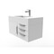 Castello Usa Nile 36" Wall Mounted Vanity With White Top Andand Brushed Nickel Handles CB-MC-36W-BN-2053-WH - alternate 7